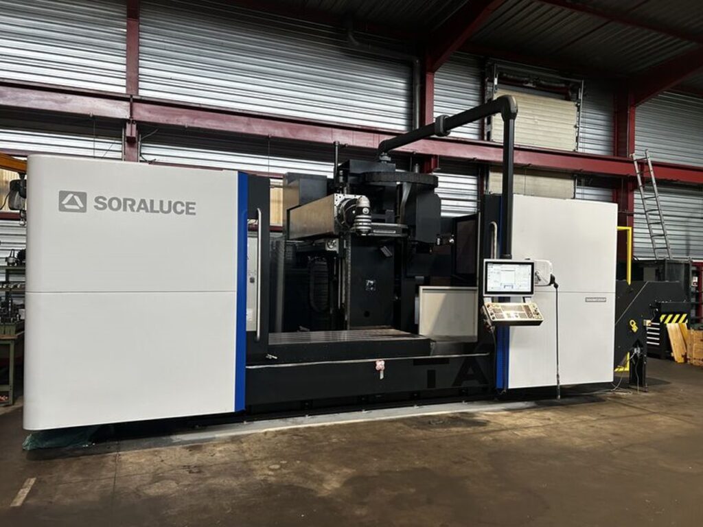 Centre d’usinage Soraluce TA25 dans l’atelier de MPM Proceptis à Mulhouse